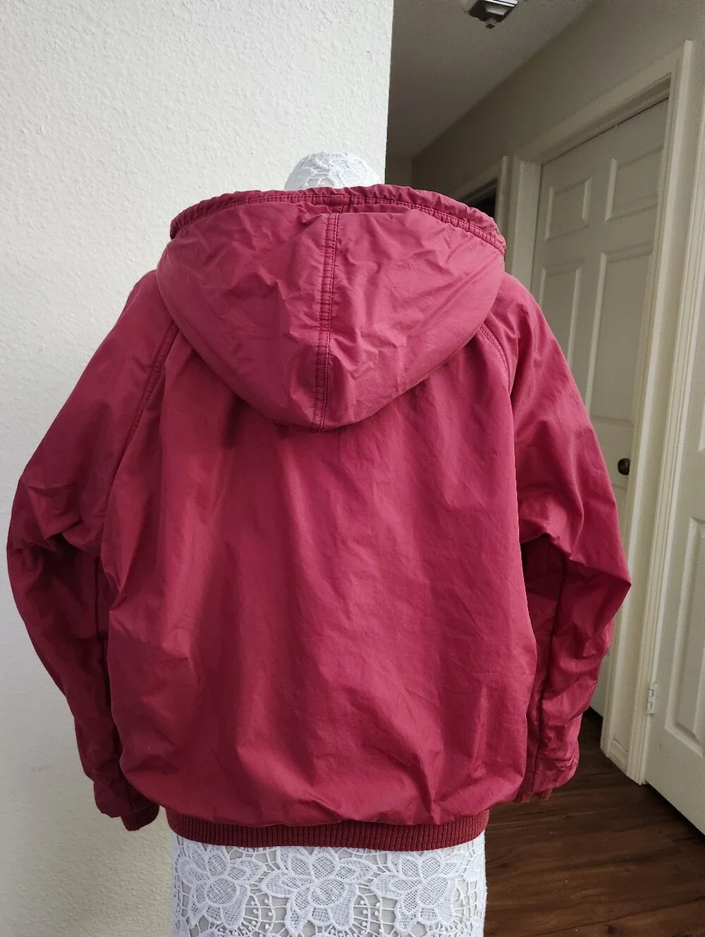 Vintage Adidas Y2K 90's Reversible Hooded Nylon Fleece   Jacket Mens Size Medium